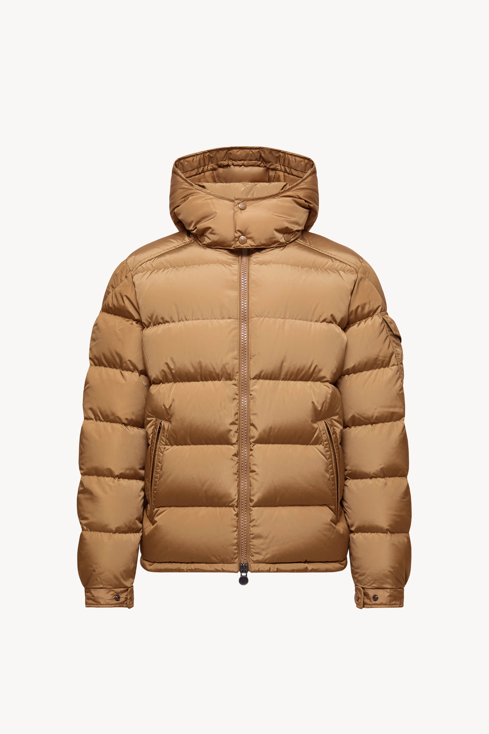 Doudoune courte à capuche Moncler Maya Hommes Beige Moncler 2